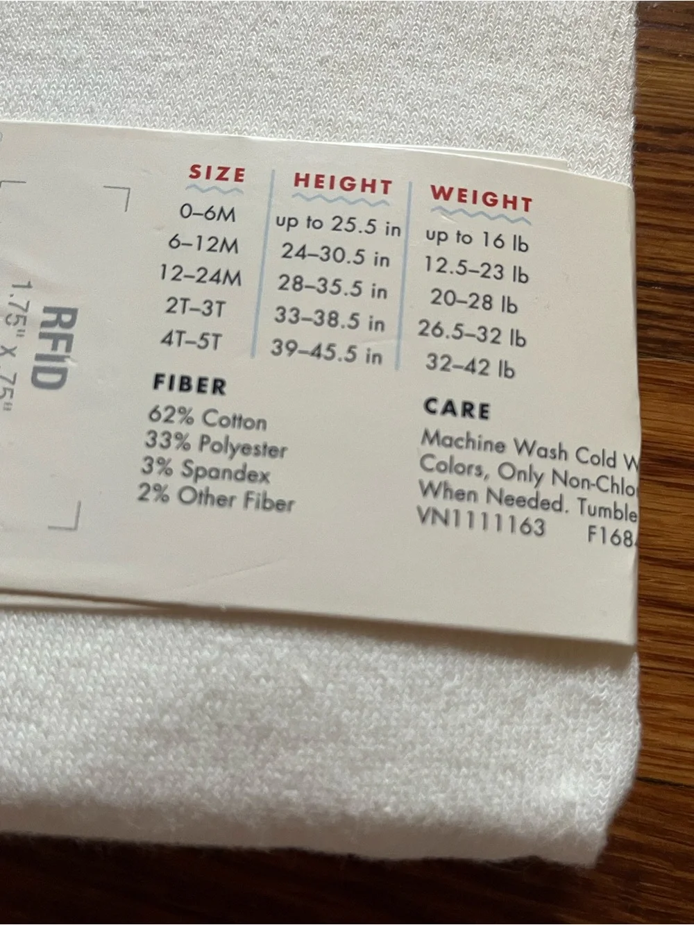 NWT Cat & Jack Fox Fashion Tights Baby Girl Size 12-24M